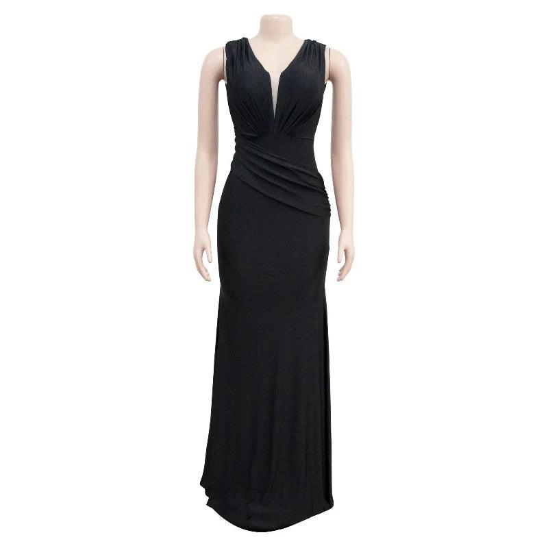 Sexy Elegant Women Summer Evening Dress Sleeveless Female - LuxNovaHub 