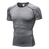 Men Fitness Sport Gym T-shirt - LuxNovaHub 