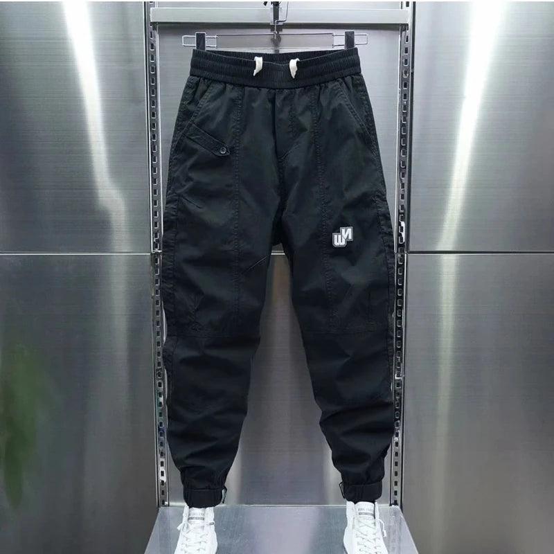 WN Men's Joggers Casual Pants Korean Sweatpants - LuxNovaHub 