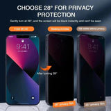 Anti-spy Tempered Glass for iPhone - LuxNovaHub 