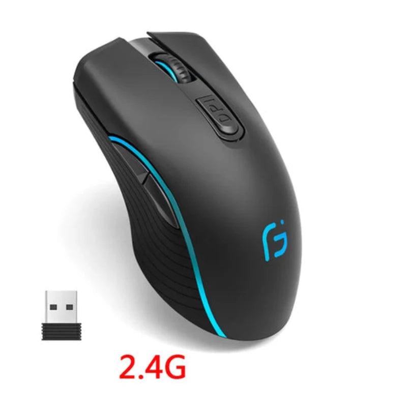 Mouse Dual Mode Bluetooth+2.4Ghz Wireless USB - LuxNovaHub 