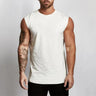 Cotton Gym Clothing Mens Workout Sleeveless Shirt - LuxNovaHub 