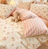 Duvet Cover Set with Pillowcases Flat Sheet - LuxNovaHub 