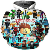 ROBLOX Digital Printing Hooded Sweater Hooded Pullover - LuxNovaHub 