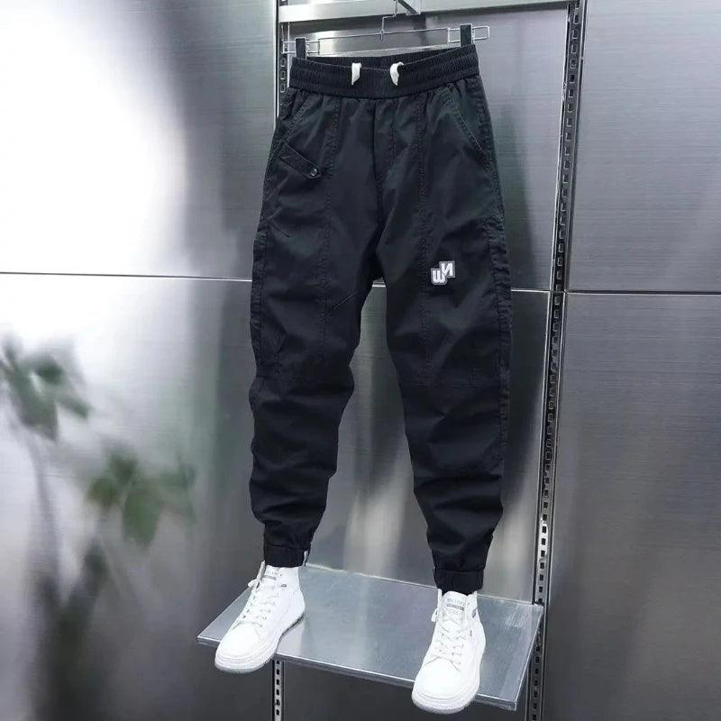 WN Men's Joggers Casual Pants Korean Sweatpants - LuxNovaHub 