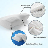 Memory Foam Bed Orthopedic Pillow Neck Protection - LuxNovaHub 