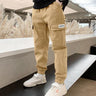 Autumn Boys Fashion Cargo Pants Spring Big Kids Letter - LuxNovaHub 