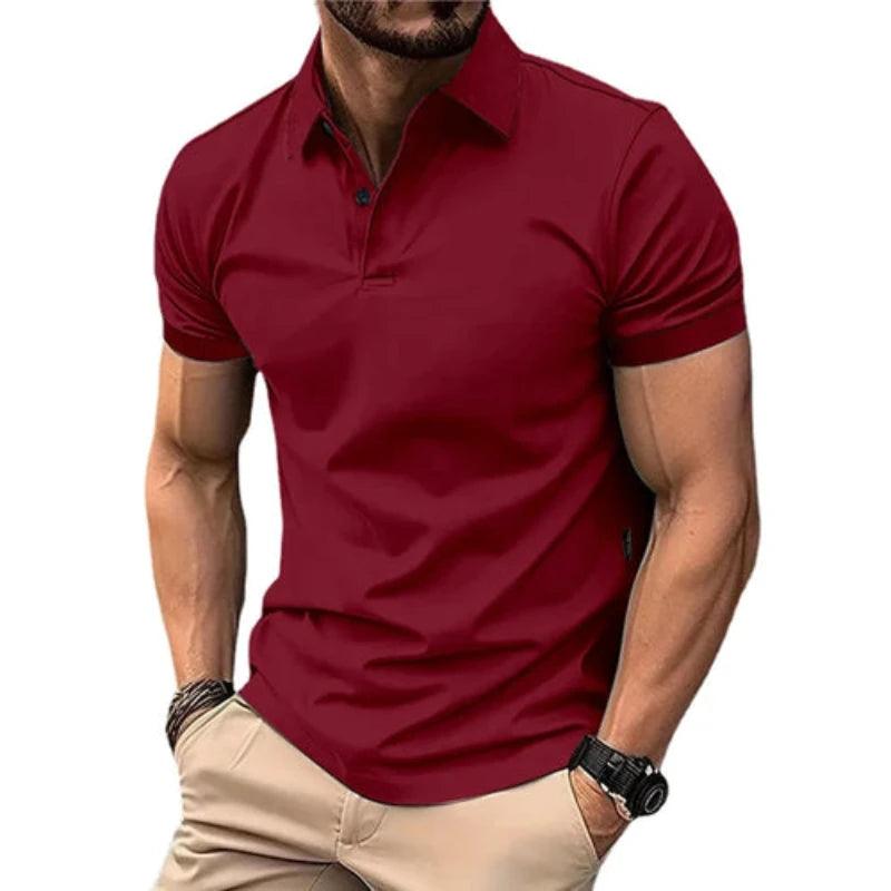 Classic Summer Polo Shirt - LuxNovaHub 