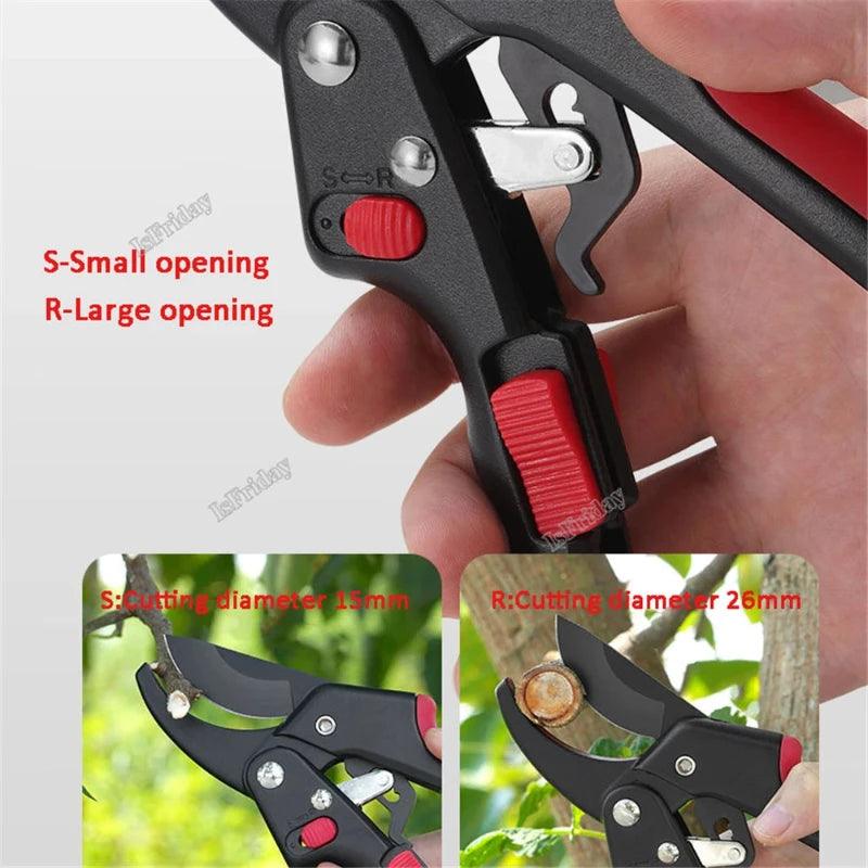 Ratchet Skip Garden Pruning Shear - LuxNovaHub 