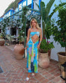 Sexy Hollow Out Halter Backless Beach Maxi - LuxNovaHub 