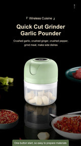 Mini Electric Garlic Chopper - LuxNovaHub 