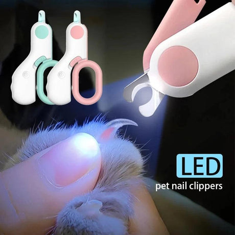 LED Light Pet Nail Clipper - LuxNovaHub 