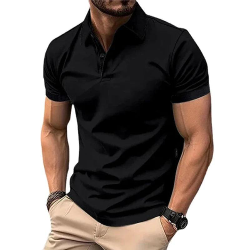 Classic Summer Polo Shirt - LuxNovaHub 