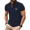 Men Summer Men's Shorts Sleeve Polo Men Tee Shirt - LuxNovaHub 