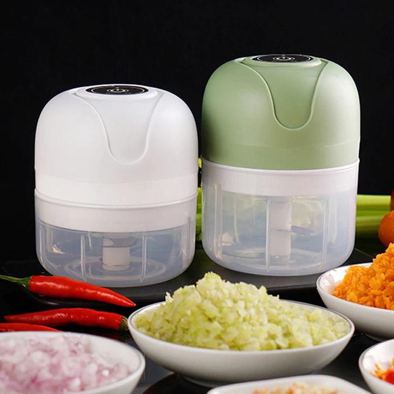 Mini Electric Garlic Chopper - LuxNovaHub 