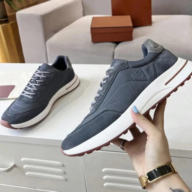 Italian Brand Male Sneakers Casual Business Shoes - LuxNovaHub 