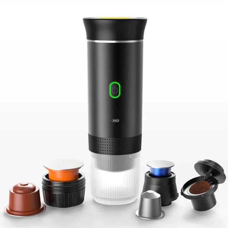 Wireless Electric Portable Espresso Coffee Machine for Car & HCoffee Machineome - LuxNovaHub 