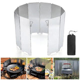 Outdoor Stove Wind Shield Camping - LuxNovaHub 