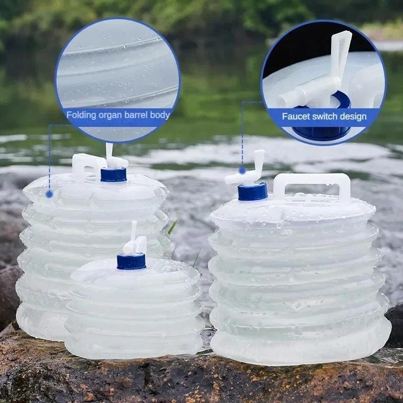 Water Storage Bucket for Camping - LuxNovaHub 