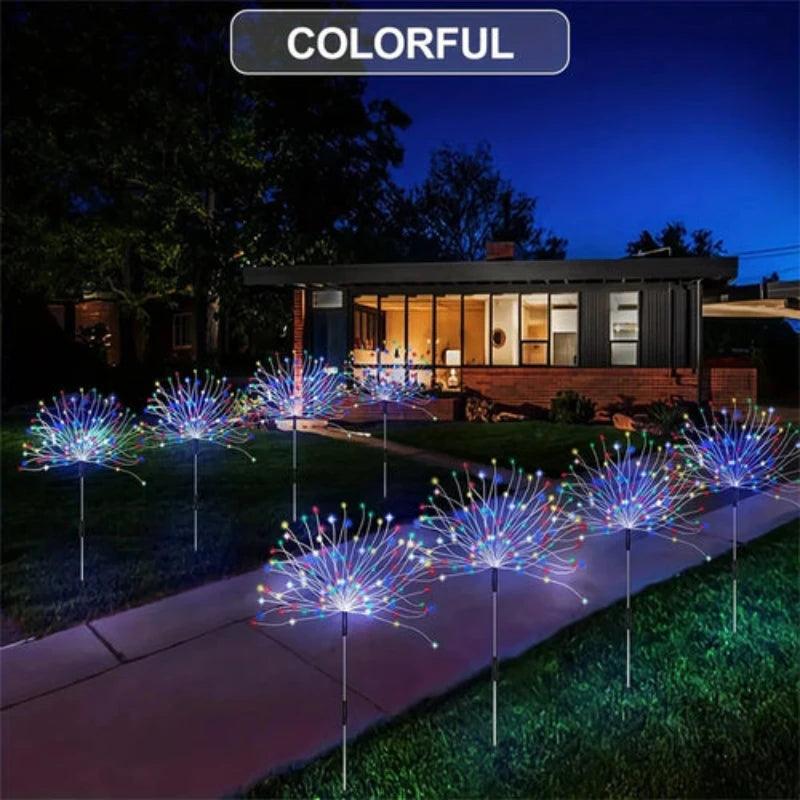 Solar Firework Light Waterproof - LuxNovaHub 