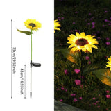 1PACK Solar Sunflower Lights - LuxNovaHub 