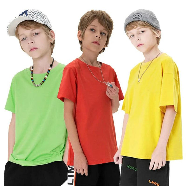 Boys T Shirt Short Sleeve - LuxNovaHub 