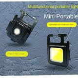 Multifunctional Mini LED Flashlight Keychain - LuxNovaHub 