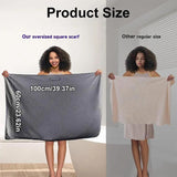 Extra-Large Microfiber Hair Towel - Quick Dry & Anti-Frizz Wrap for All Hair Types