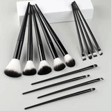 Makeup Brushes Set 13Pcs Professional Soft Foundation - LuxNovaHub 