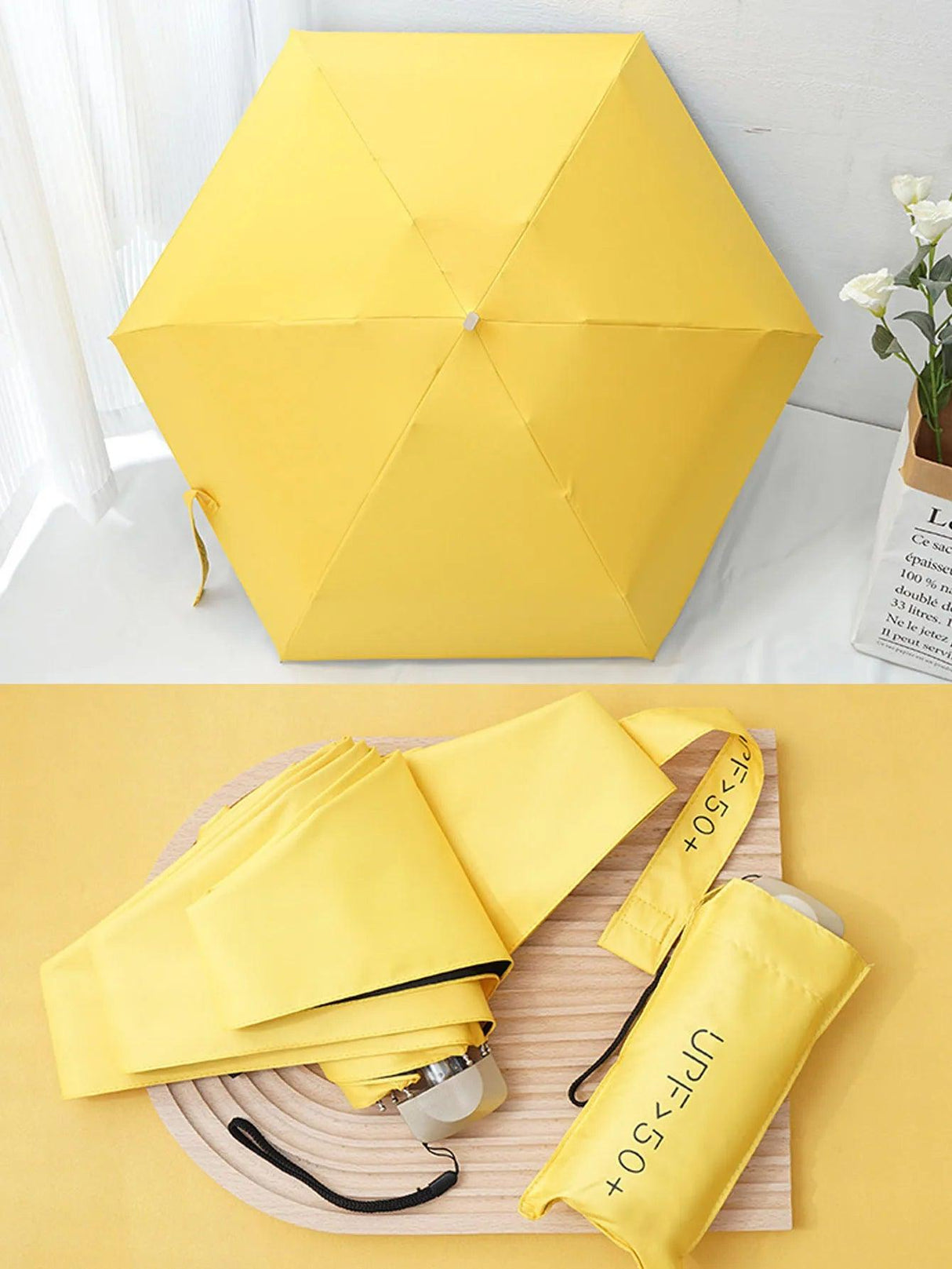 Outdoor Mini Sun Umbrella UV Protection - LuxNovaHub 