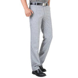 Linen Casual Pants For Men Big Size - LuxNovaHub 