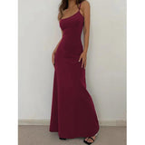 Summer Sleeveless Sexy&club Slit Maxi Dress - LuxNovaHub 