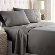 4-Piece Luxurious Polyester Bed Sheet Set - Solid Color - LuxNovaHub 