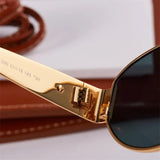 Gold Metal Frame Sunglasses - Sexikinis Swim - LuxNovaHub 