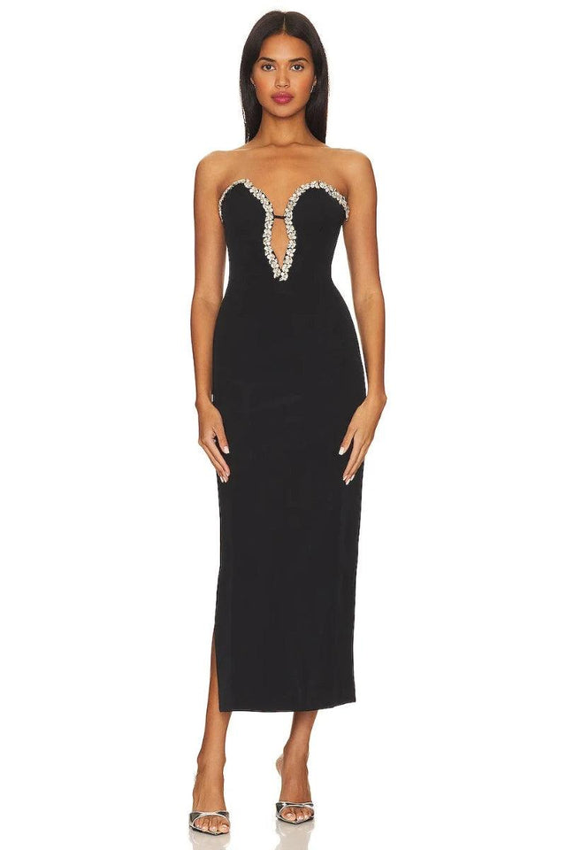 New Arrives Ligth Beading Bandages Dress - LuxNovaHub 