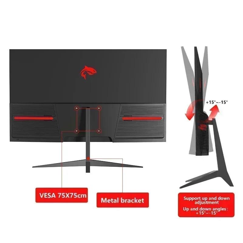 24 inch Curved Monitors PC Gamer LCD - LuxNovaHub 