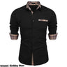 Men's casual shirt business travel long-sleeved - LuxNovaHub 