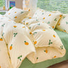 Duvet Cover Set with Pillowcases Flat Sheet - LuxNovaHub 