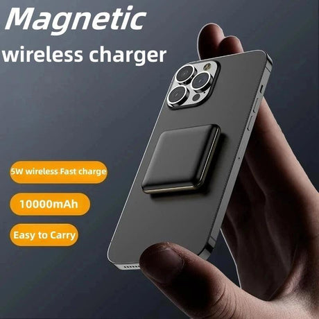 Mini Magnetic Wireless Power Bank Charger Fast - LuxNovaHub 