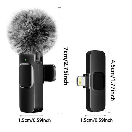 Wireless Lavalier Microphone - LuxNovaHub 