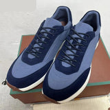 Italian Brand Male Sneakers Casual Business Shoes - LuxNovaHub 