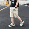 Boys Shorts Casual Solid Colors Elastic - LuxNovaHub 