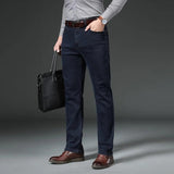 Men's Classic Autumn Winter Jeans - LuxNovaHub 