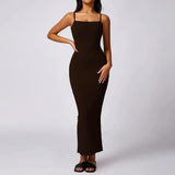 Pure desire Sexy Hip Wrapped Dress sleeveless - LuxNovaHub 