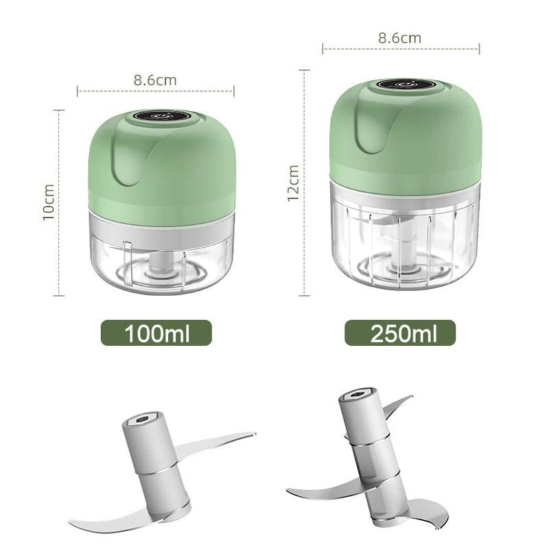 Mini Electric Garlic Chopper - LuxNovaHub 