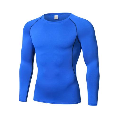 Men Compression Running T-Shirt Fitness - LuxNovaHub 