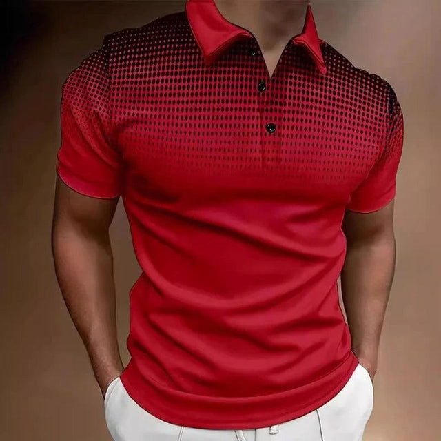 New contrasting color Polo T-Shirt - LuxNovaHub 