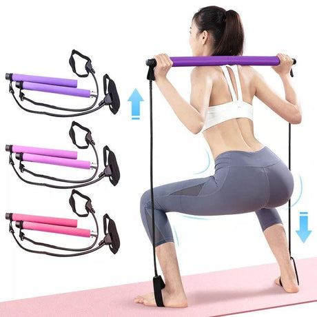 New Fitness Yoga Pilates Bar Stick Crossfit - LuxNovaHub 