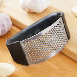 Stainless Steel Garlic Press - LuxNovaHub 