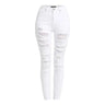 Women's High Waist Piercing Jeans Military - LuxNovaHub 